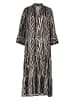 miss goodlife Kleid "Zebra" in Schwarz/ Creme