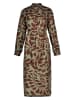 miss goodlife Kleid "Ornaments" in Oliv/ Dunkelbraun