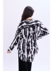 Marks & Spencer Linnen blouse zwart/wit
