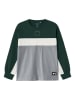 name it Longsleeve "Pofinte" groen/wit/grijs