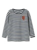 name it Longsleeve "Nitu" in Dunkelblau/ Weiß