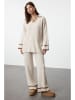 trendyol 2-delige outfit crème/lichtbruin