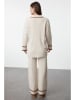trendyol 2-delige outfit crème/lichtbruin