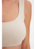 trendyol Bustier in Creme