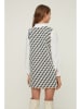 trendyol Jurk wit/blauw/lichtroze
