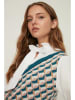 trendyol Jurk wit/blauw/lichtroze
