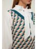 trendyol Jurk wit/blauw/lichtroze