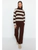 trendyol 2tlg. Outfit in Braun/ Beige