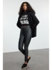 trendyol Kunstleren legging zwart