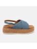 Lazamani Plateau-haksandalen blauw