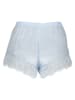 LASCANA Pyjama-Shorts in Hellblau