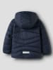name it Doorgestikte jas donkerblauw