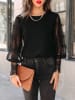 LA Angels Bluse in Schwarz