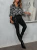 LA Angels Blouse zwart/wit