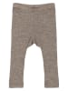mikk-line Wełniane legginsy w kolorze beżowym