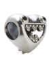 Pandora Silber-Bead mit Edelsteinen
