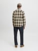 Jack & Jones Koszula w kolorze ciemnozielono-beżowym