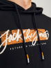 Jack & Jones Hoodie "Whitley" in Schwarz