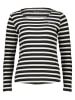 Pepe Jeans Longsleeve in Schwarz/ Weiß