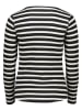 Pepe Jeans Longsleeve in Schwarz/ Weiß
