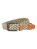 Camel Active Riem beige/donkergroen/camel