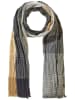 Camel Active Schal in Khaki/ Dunkelblau/ Gelb