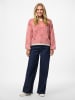 Pieces Pullover "Pcjenna" in Rosa/ Rot