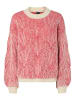 Pieces Pullover "Pcjenna" in Rosa/ Rot