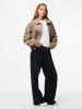 Pieces Teddyjacke "Pcnadia" in Camel