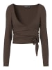 Pieces Longsleeve "Pcroya" in Dunkelbraun