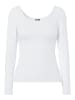 Pieces Longsleeve "Kitte" in Weiß