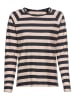 Camel Active Longsleeve in Dunkelblau/ Creme