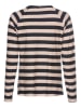 Camel Active Longsleeve in Dunkelblau/ Creme