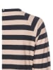 Camel Active Longsleeve in Dunkelblau/ Creme