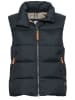 Camel Active Doorgestikte bodywarmer zwart
