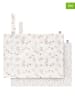 Lässig 2er-Set: Wickeltaschen "Tiny Farmer Dots/Sheep" in Creme - (L)29 x (B)40 cm
