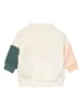 Lässig Sweatshirt "Little Gang Sun" in Creme/ Grün/ Rosa