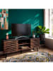 WellHome Ledtafellamp goudkleurig - (H)33 x Ø 18 cm