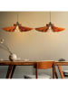 WellHome 2er-Set: Hängeleuchten in Hellbraun - (H)16 x  Ø 68 cm