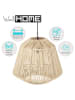 WellHome Hanglamp beige - (H)26 x Ø 29 cm