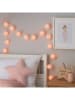 WellHome LED-Lichterkette in Rosa - (L)255 cm