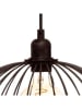 WellHome Lampa wisząca w kolorze czarno-jasnobrązowym - wys. 25 x Ø 35 cm