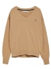 Polo Club Sweter w kolorze jasnobrązowym