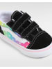 Vans Leren sneakers "Old Skool V" zwart/meerkleurig