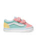 Vans Skórzane sneakersy "Old Skool V" ze wzorem