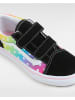 Vans Leder-Sneakers "Old Skool V" in Schwarz/ Bunt