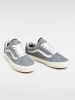 Vans Leder-Sneakers "Old Skool" in Grau
