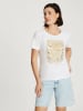Cross Jeans Koszulka w kolorze białym