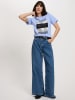 Cross Jeans Shirt lichtblauw