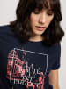 Cross Jeans Shirt donkerblauw